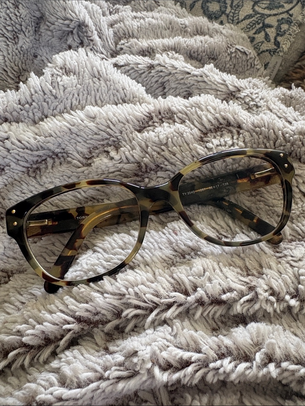Tory Burch Tortoiseshell Cat-Eye Eyeglass Frames